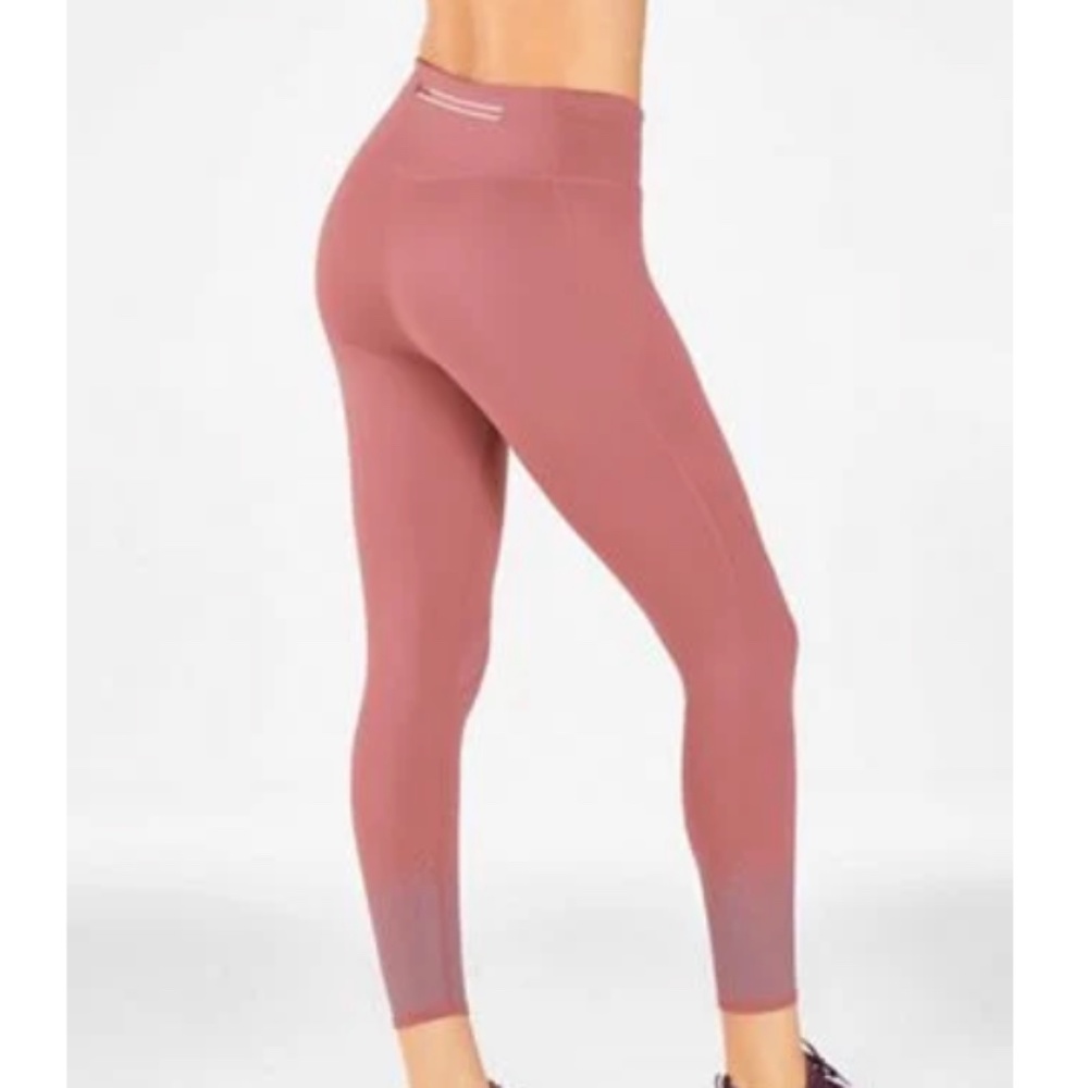 Fabletics Pink Mid-rise Ultracool Reflective Leggings